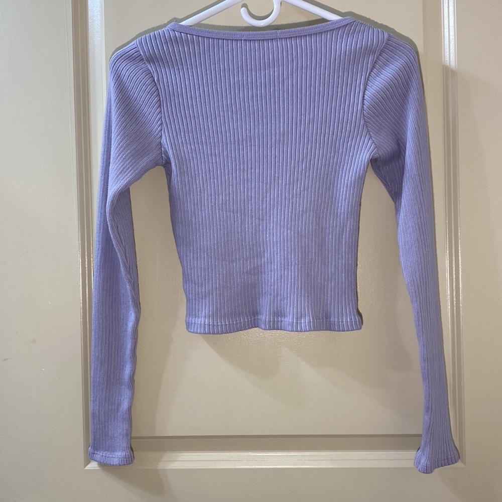 Brandy ❤️ Melville Long Sleeve Ribbed Top - Picture 3 of 4